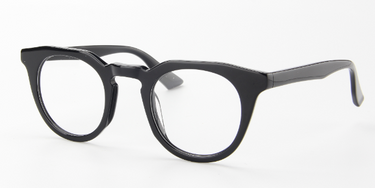 Men Insignia Eyeglasses: Rafu Black - SpecSMART Eye Clinic (Diagonal View)